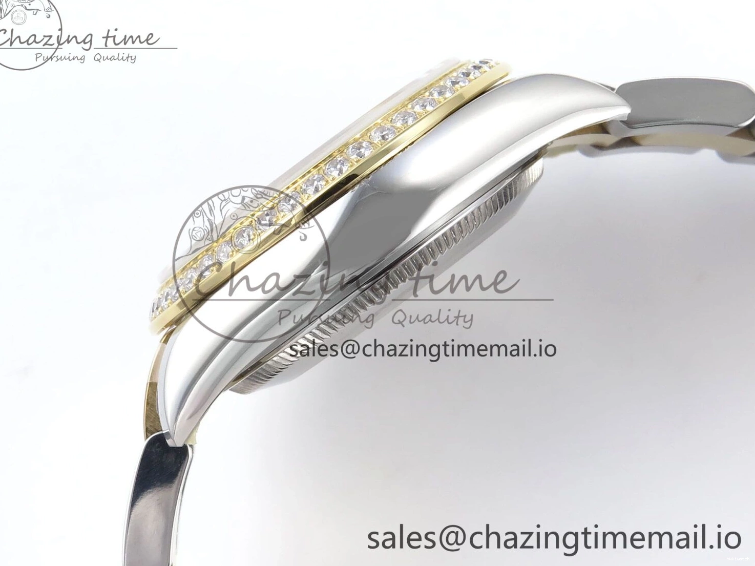 Diamonds Bezel ETA Oyster Best DateJust YG Edition Diamonds 904L 31 1:1 SS on Dial ARF 278383RBR Steel 2688 Bracelet YG 0518